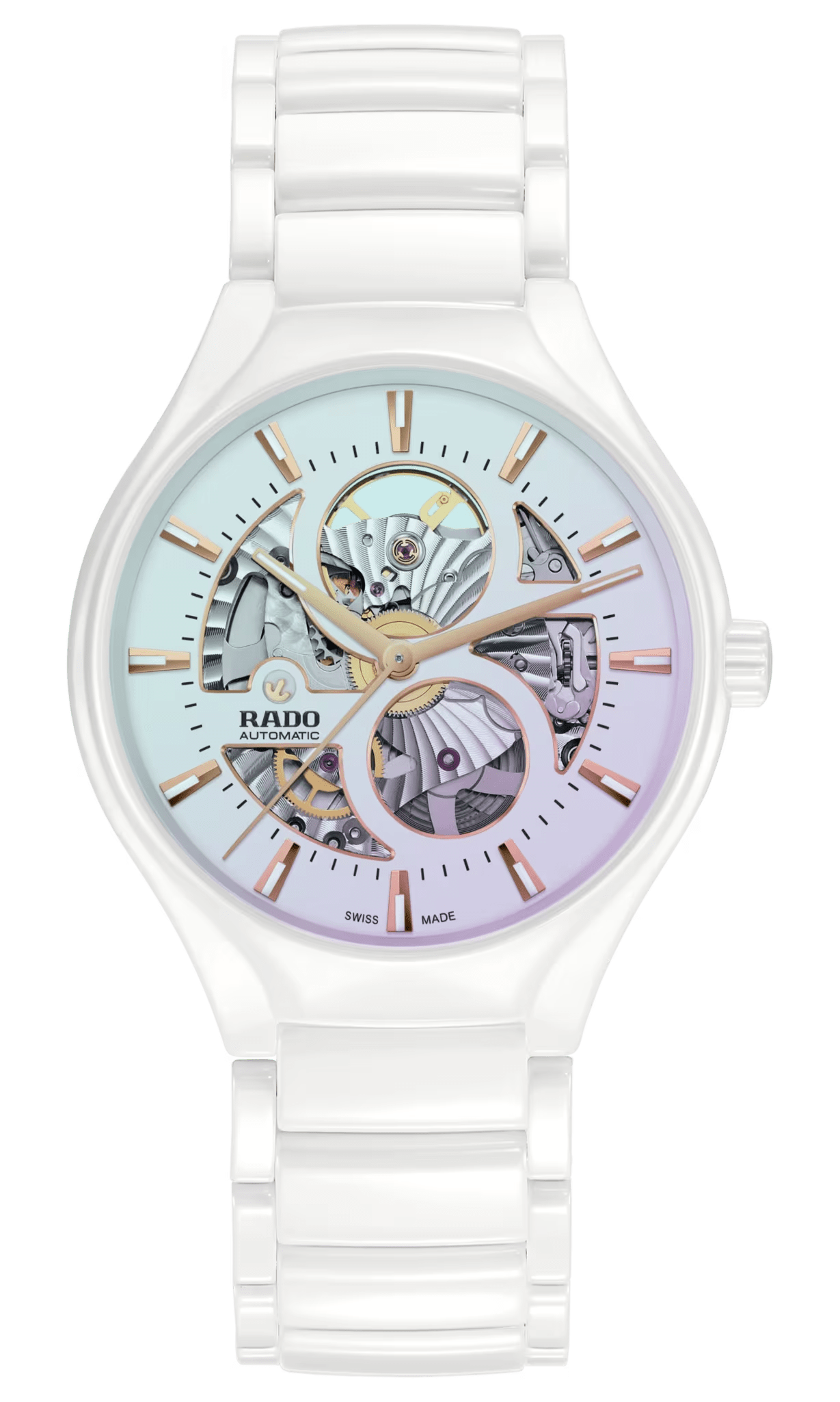 RADO True Round White-Dichroic Automatic Open Heart Limited Edition Men's Watch R27115022
