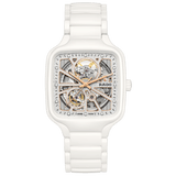 RADO True Square Automatic Open Heart Sparkling 38mm Rhodium Dial Men's Watch R27073722