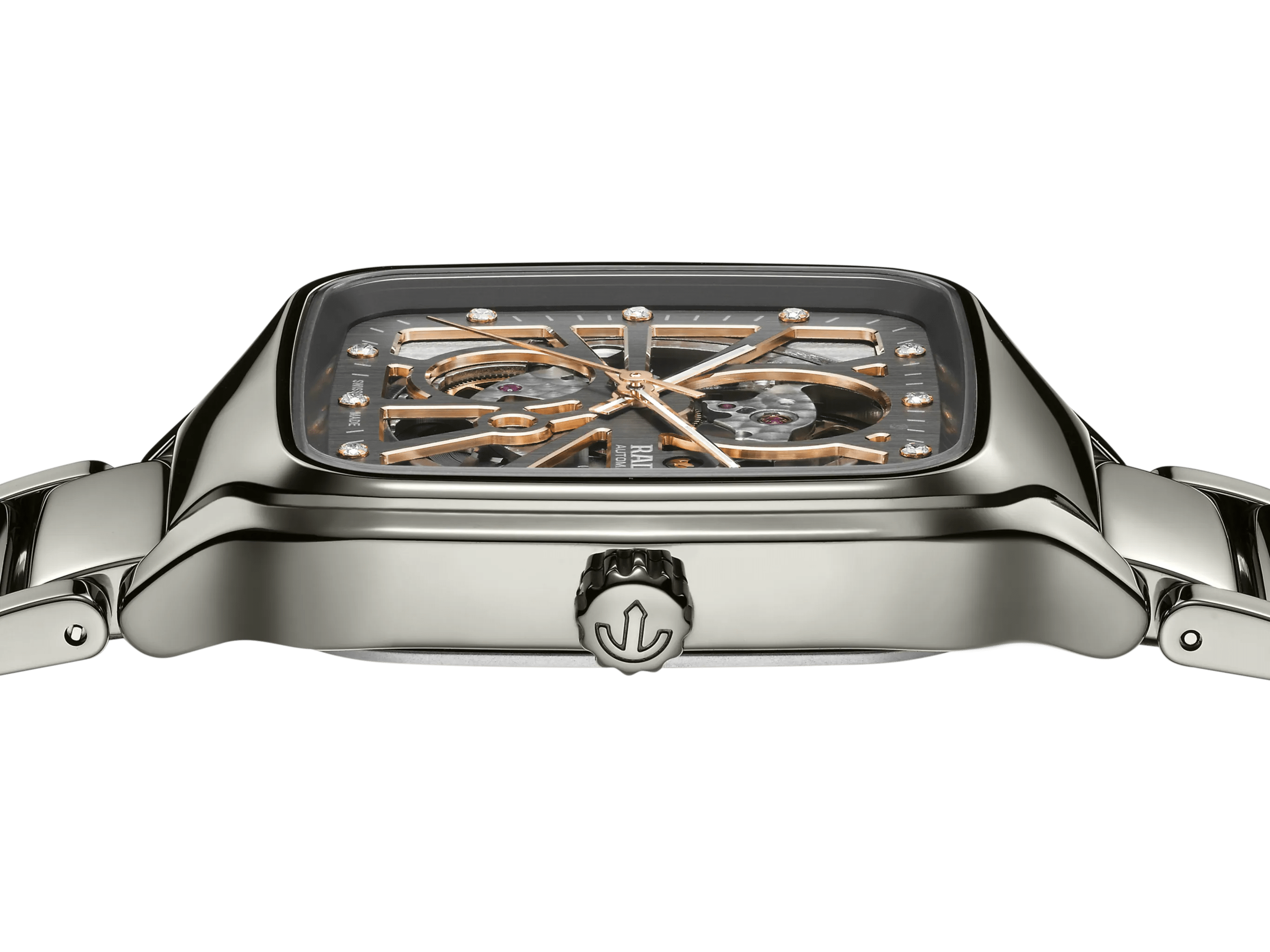 RADO True Square Automatic Open Heart Plasma 38mm Men's Watch R27083712