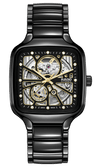 RADO True Square Automatic Open Heart Black 38mm Men's Watch R27086712