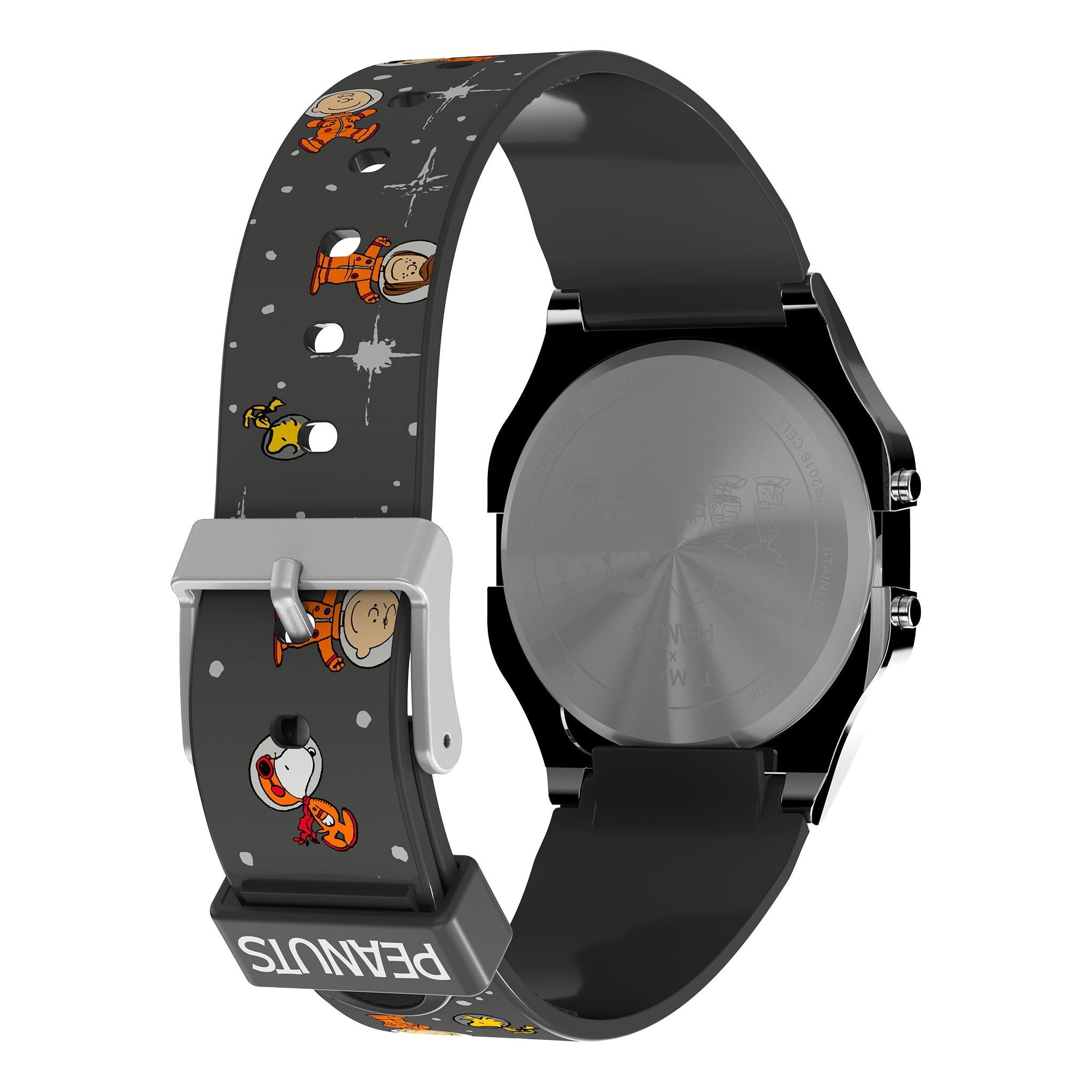 Timex Timex T80 x Peanuts 34mm Black Dial Men's Watch TW2W90100