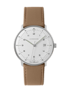 Junghans Max Bill Quarz 38mm Matt Silver Dial Women's Watch 41/4562.02