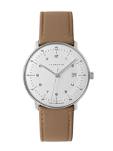 Junghans Max Bill Quarz 38mm Matt Silver Dial Women's Watch 41/4562.02
