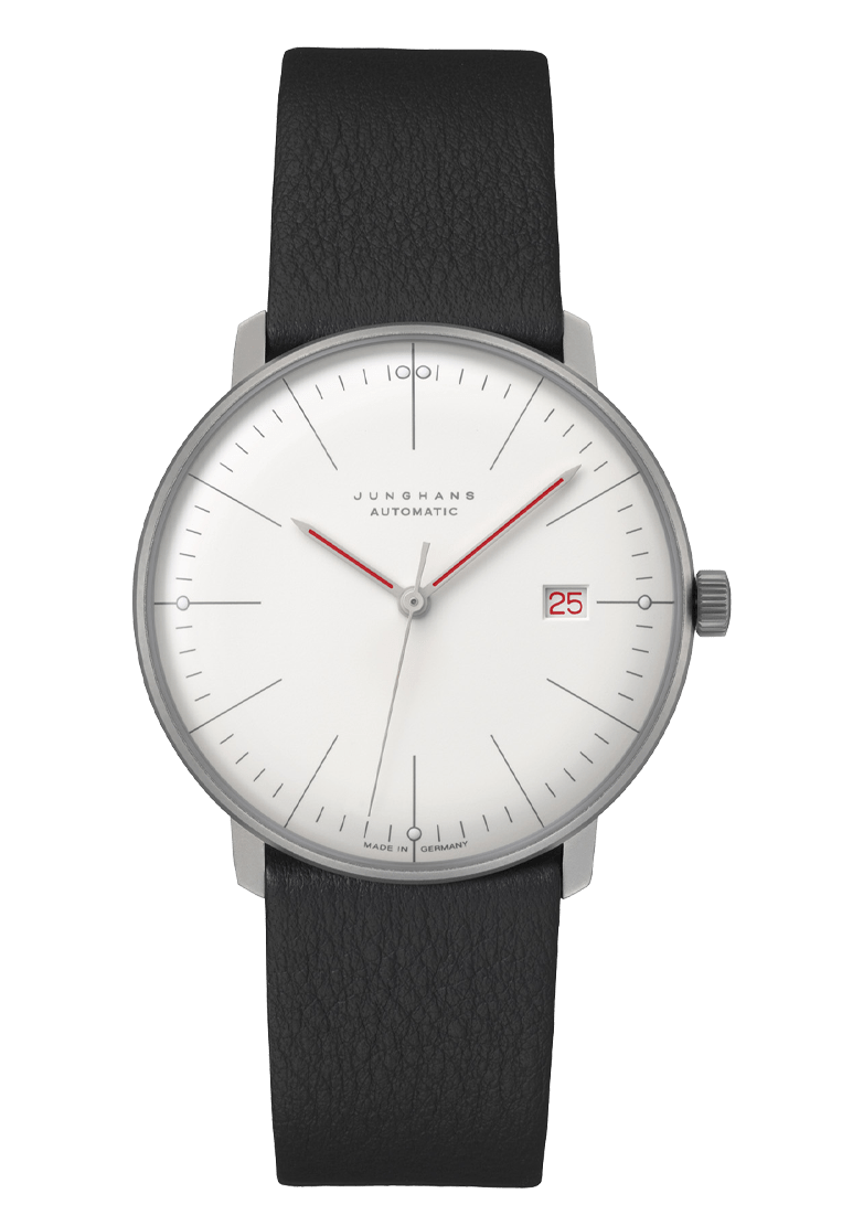 Junghans Max Bill Automatic Bauhaus 38mm Matt White Dial Men's Watch 27/4009.02