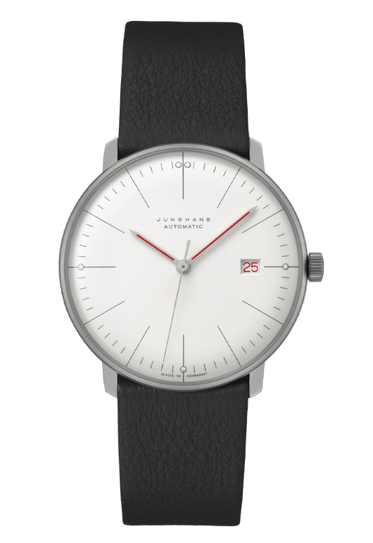 Junghans Max Bill Automatic Bauhaus 38mm Matt White Dial Men's Watch 27/4009.02