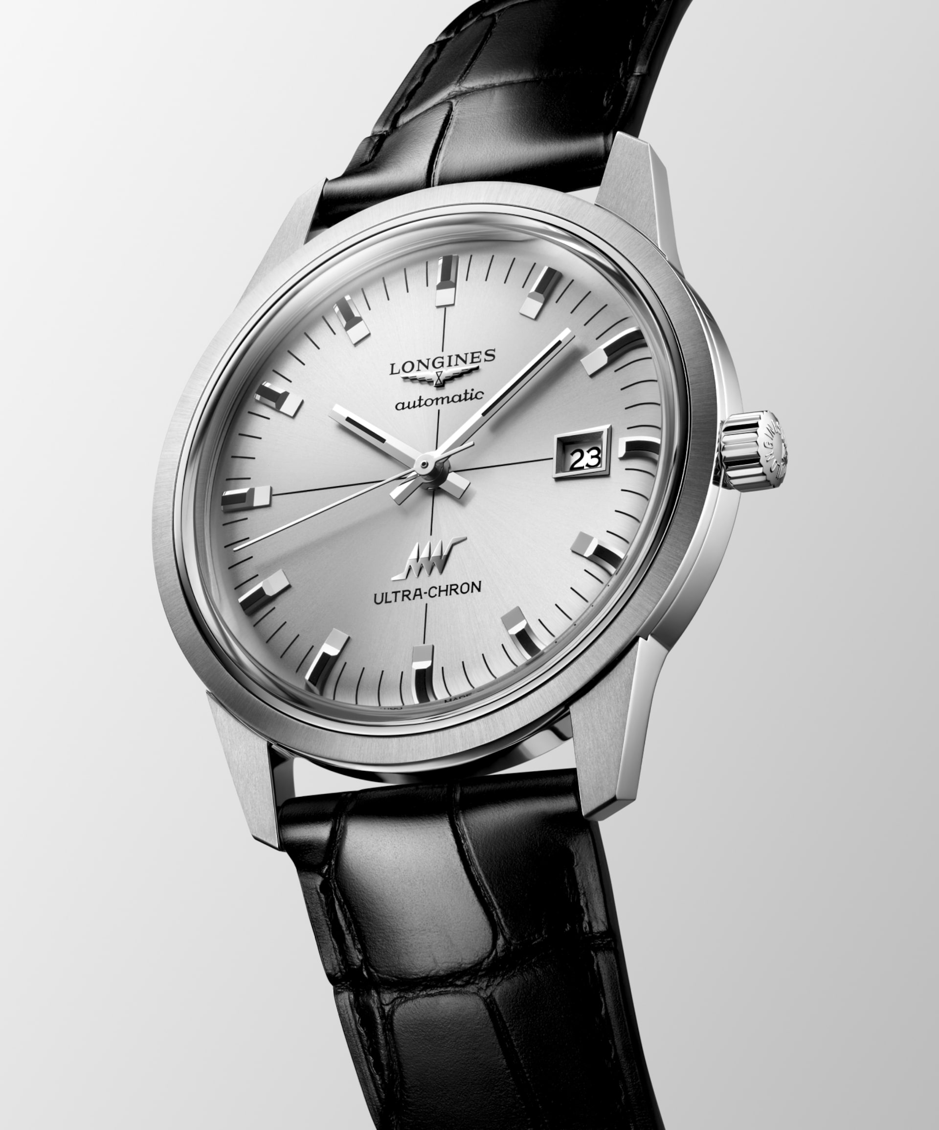 Longines Ultra-Chron Classic 40mm Sunray Silver Men's Watch L29374722