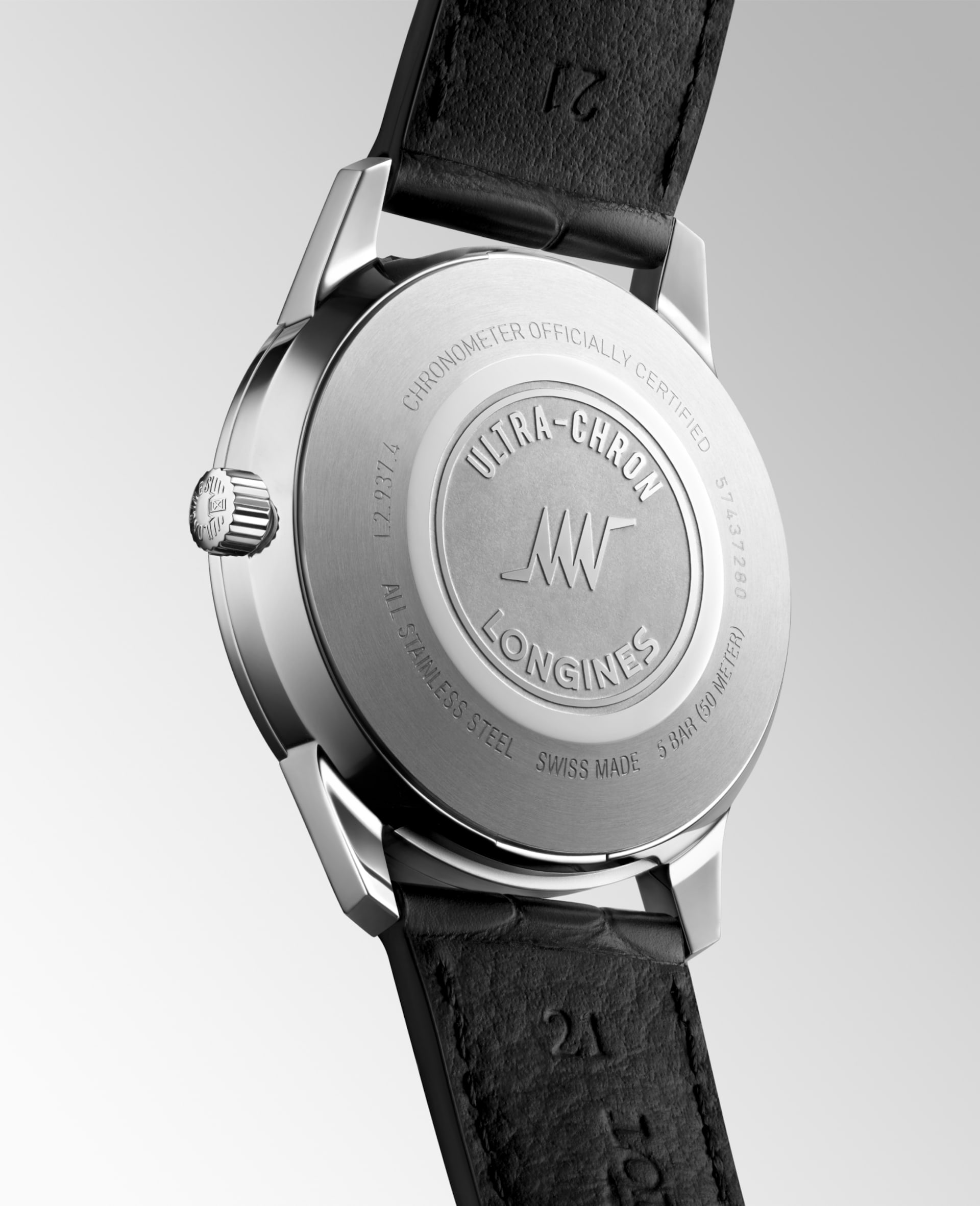 Longines Ultra-Chron Classic 40mm Sunray Silver Men's Watch L29374722