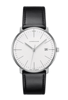 Junghans Max Bill Quarz 38mm Matt Silver Dial Women's Watch 41/4817.02