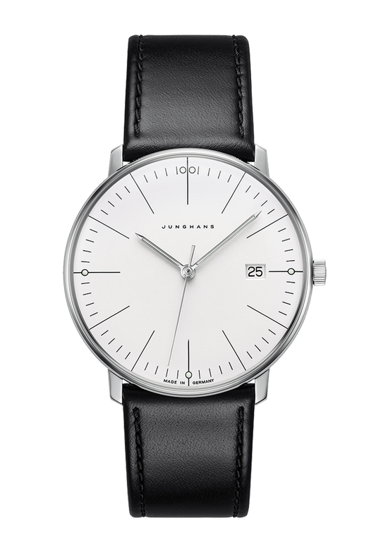 Junghans Max Bill Quarz 38mm Matt Silver Dial Women's Watch 41/4817.02