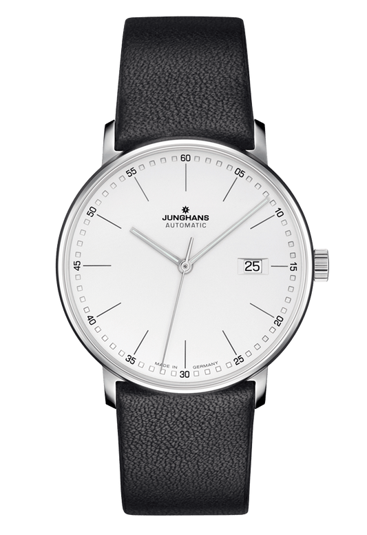 Junghans Form A 39.1mm Automatic Matte Silver Dial Men's Watch 027/4730.00