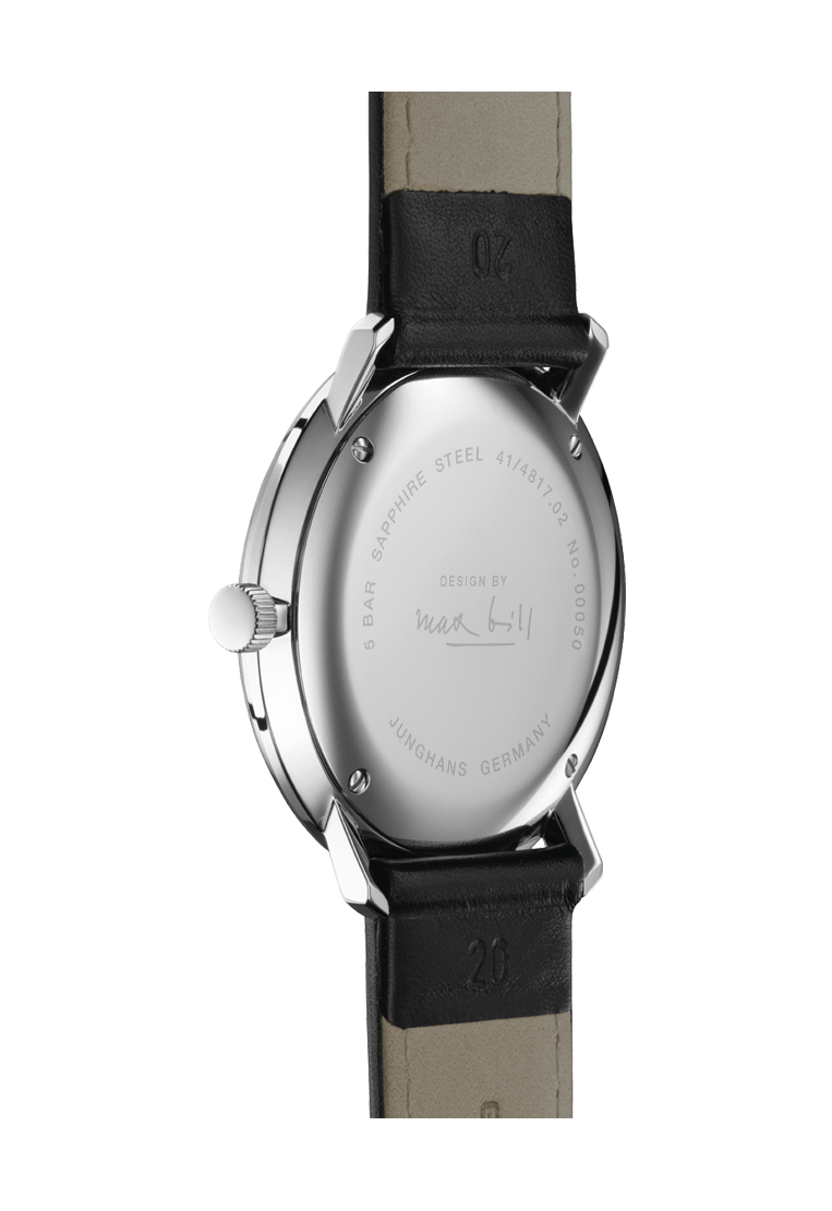 Junghans Max Bill Quarz 38mm Matt Silver Dial Women's Watch 41/4817.02