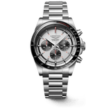 Longines Conquest Chronograph 42mm Black-Silver Steel Men's Watch L38354726