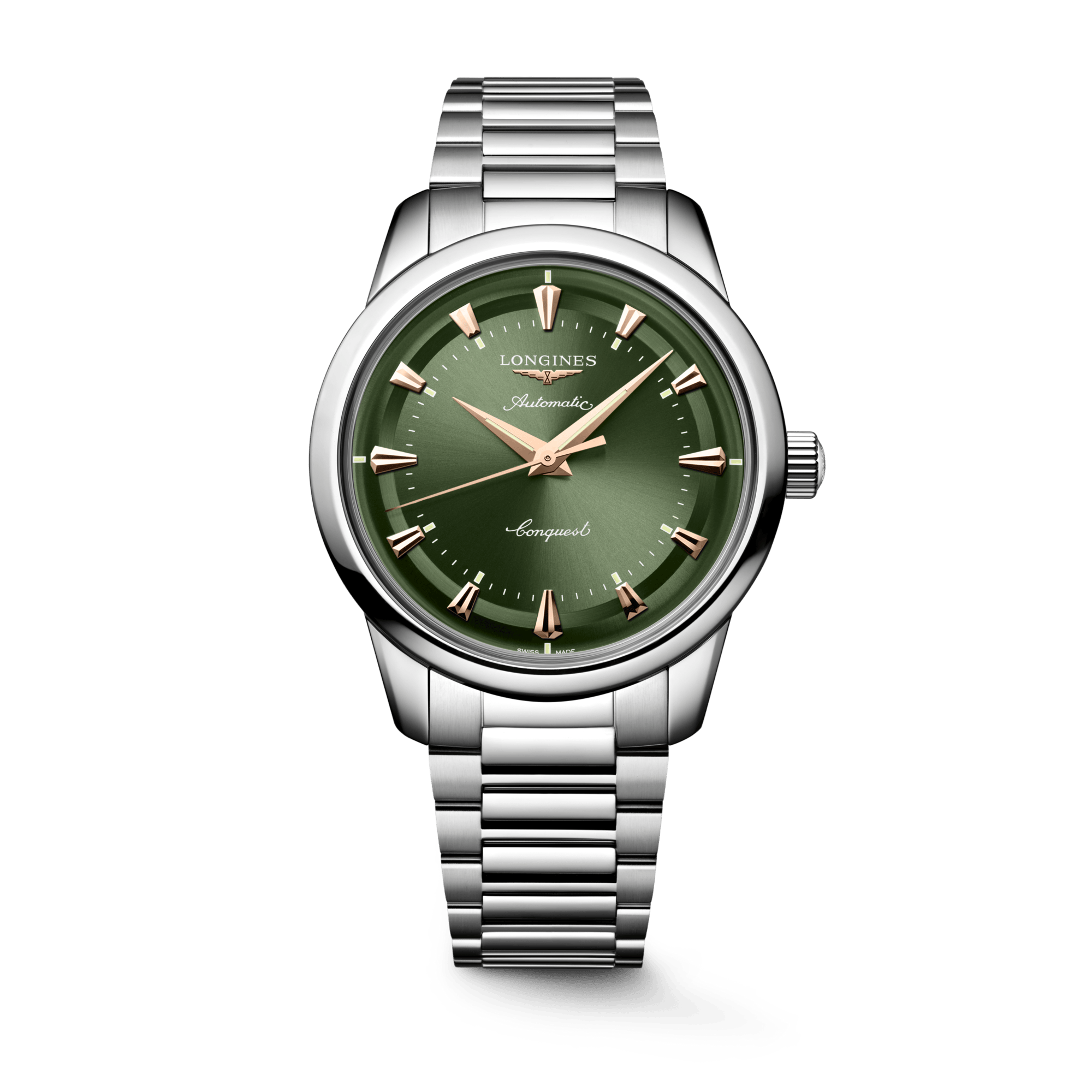 Longines Conquest Heritage 40mm Green Dial Men's Watch L16504026