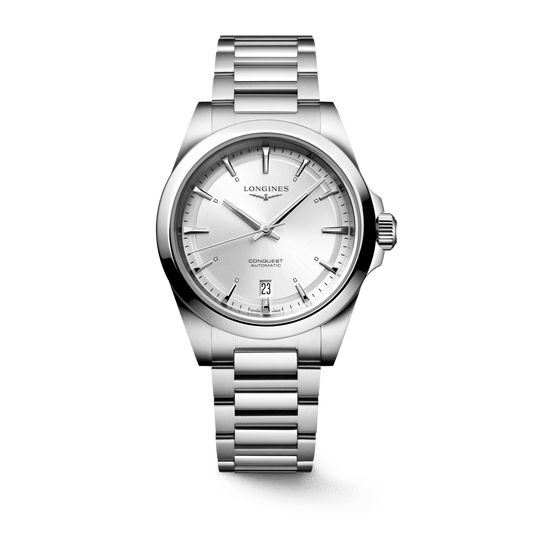 Longines Conquest 38mm Silver Dial Steel Men's Watch L37204726