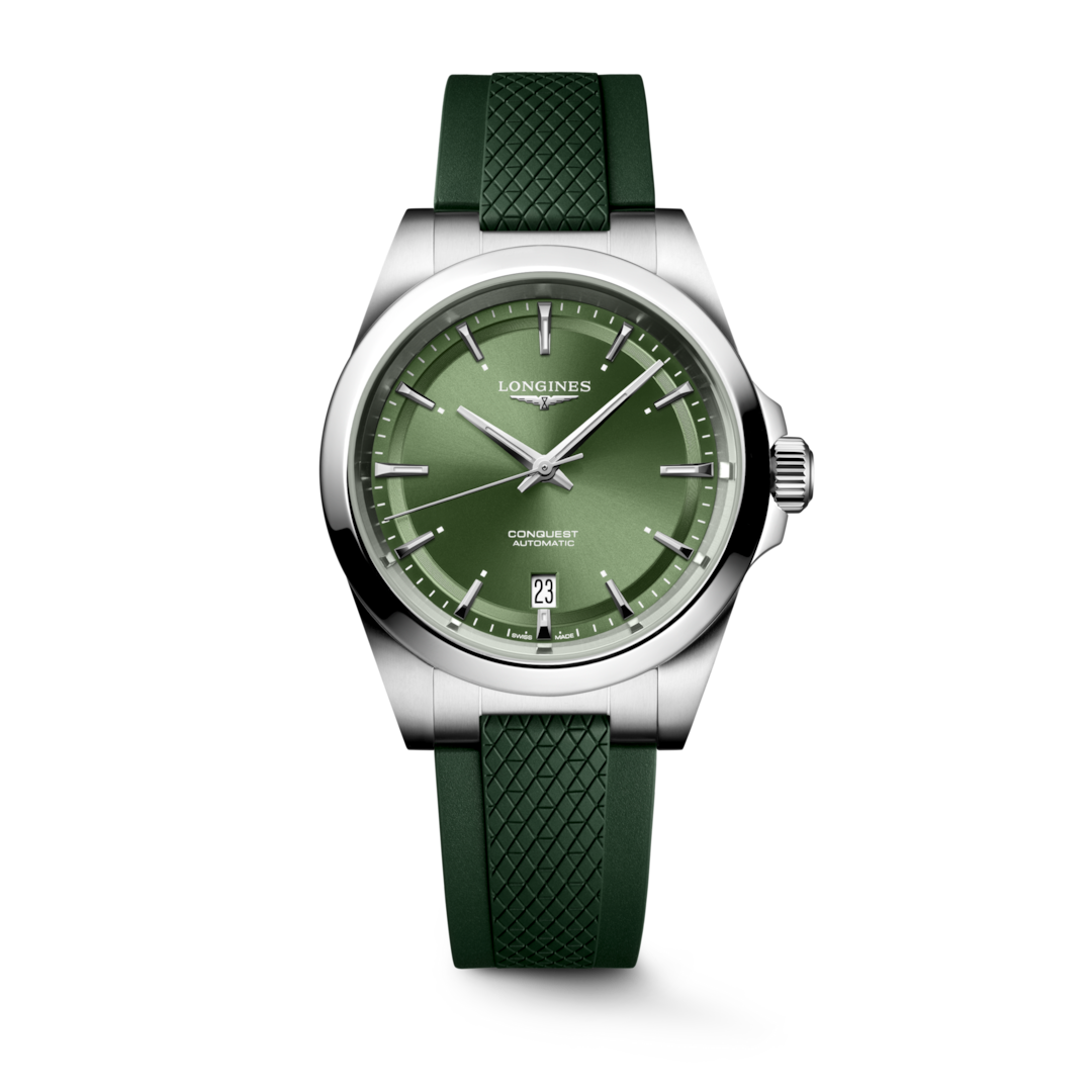 Longines Conquest 38mm Sunray Green Dial Men's Watch L37204029