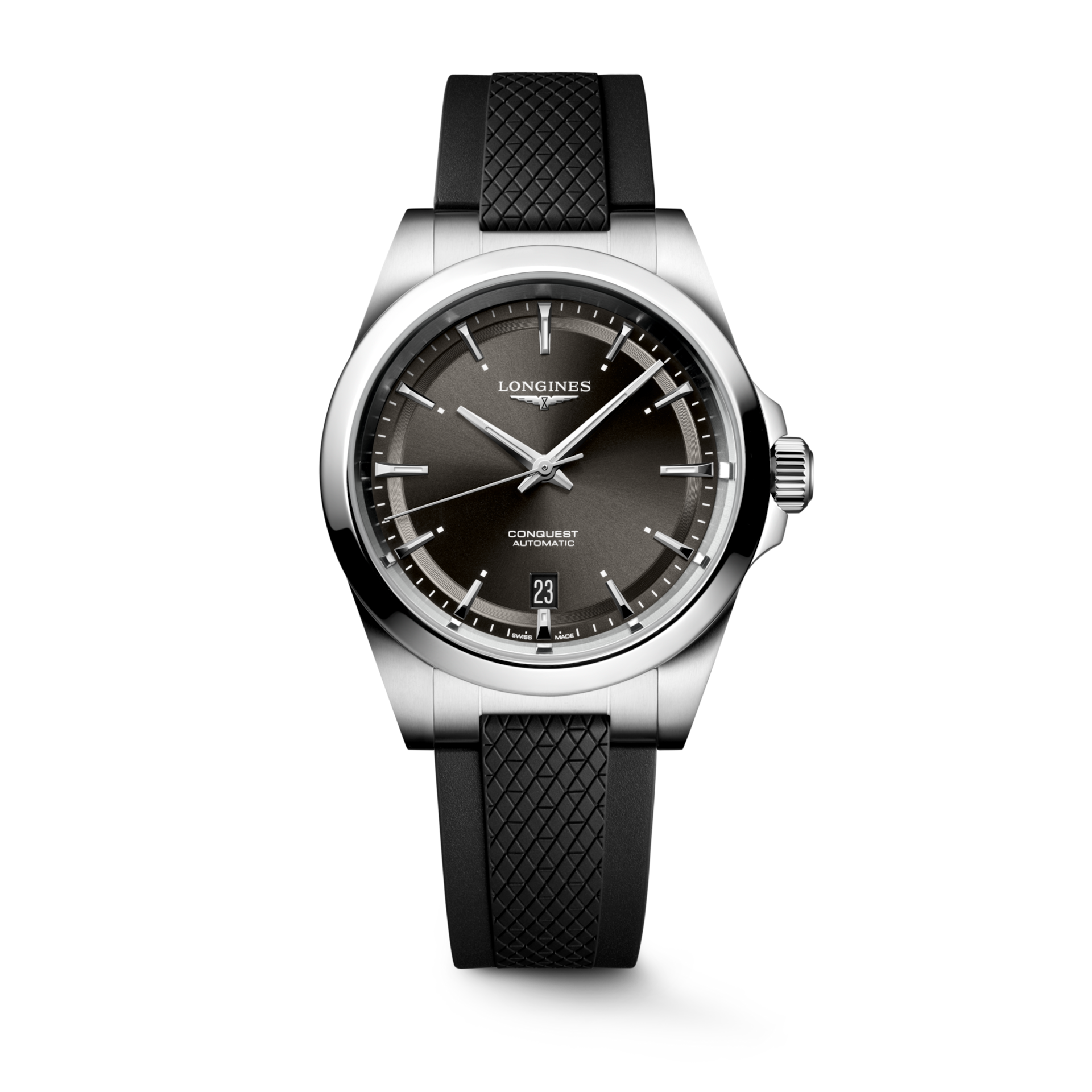 Longines Conquest 38mm Sunray Black Dial Men's Watch L37204529