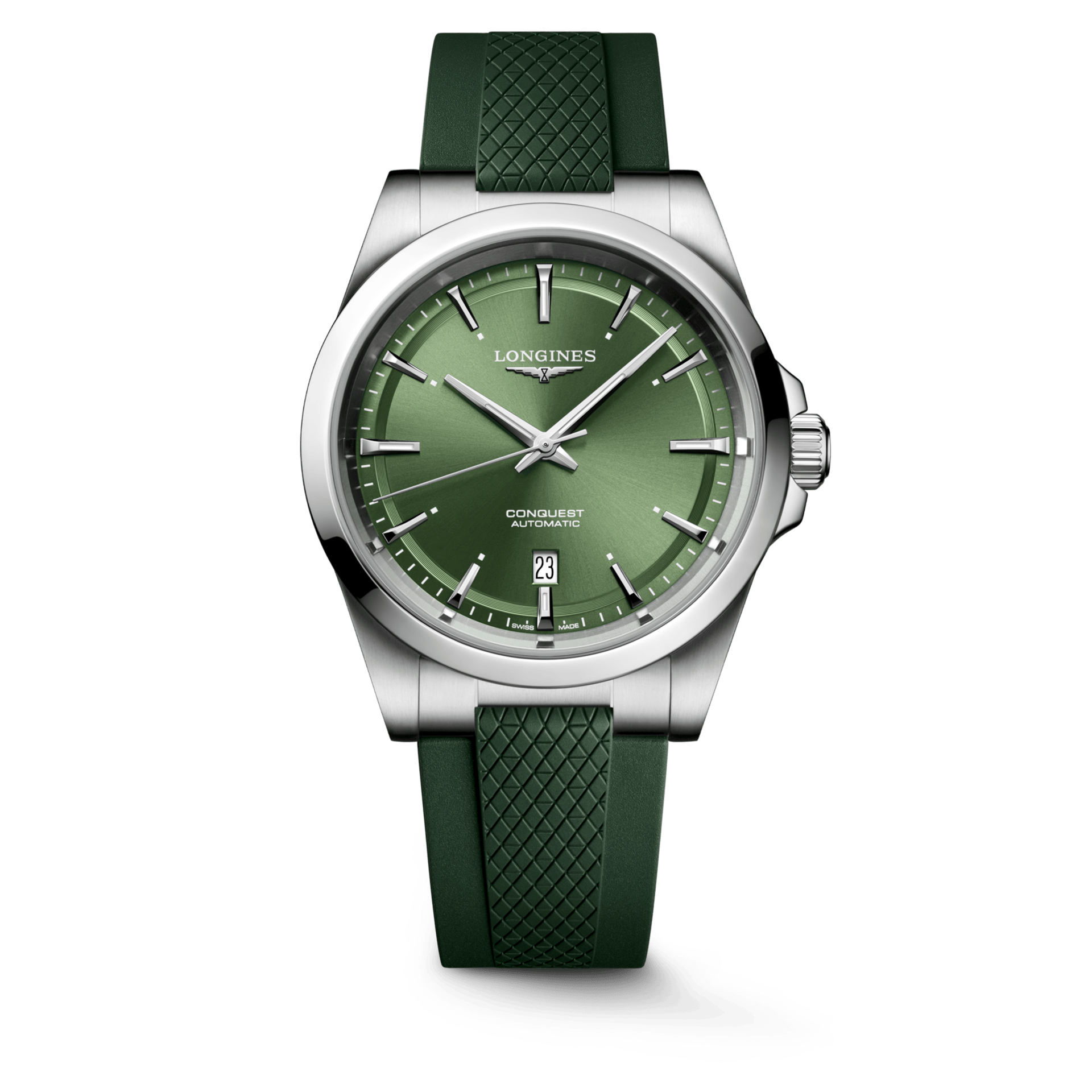Longines Conquest 41mm Sunray Green Dial Men's Watch L38304029