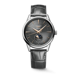 Longines Flagship Heritage 38.5mm Moonphase Anthracite Dial Men's Watch L48154522