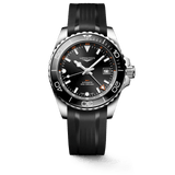 Longines HydroConquest GMT 41mm Black Rubber Men's Watch L37904569