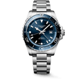 Longines HydroConquest GMT 43mm Blue Dial Steel Men's Watch L38904966