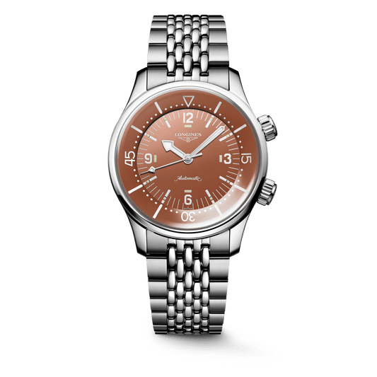 Longines Legend Diver 39mm Terracotta Dial Men's Watch L37644966