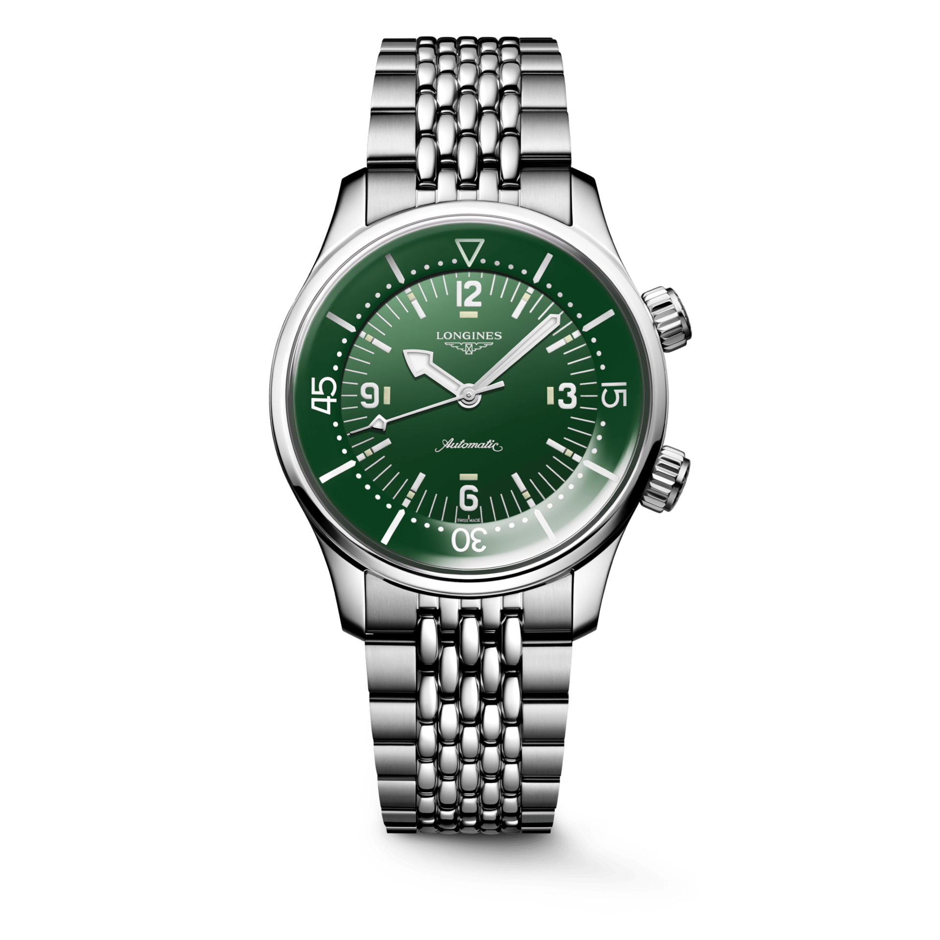 Longines Legend Diver 39mm Green Dial Men's Watch L37644066