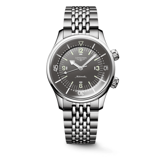 Longines Legend Diver 39mm Grey Dial Men's Watch L37644996