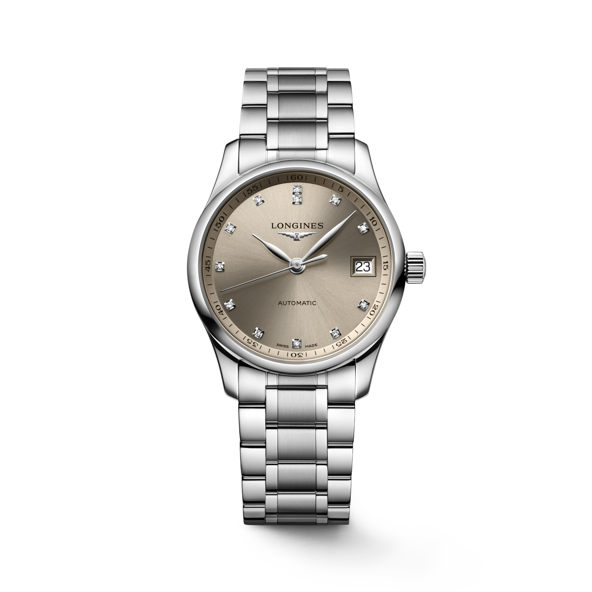 Longines Master Collection 34mm Beige Dial Women's Watch L23574076