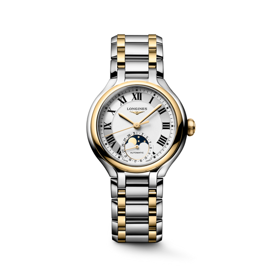 Longines PrimaLuna Moonphase 34mm Opaline Ivory Dial Women's Watch L81265797