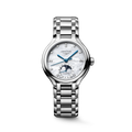 Longines PrimaLuna Moonphase 34mm White Mother of Pearl Dial Women's Watch L81264876