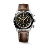 Longines Spirit Pilot Flyback 39.5mm Black Matt Dial Men's Watch L37214532