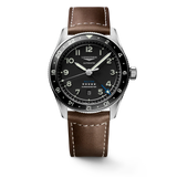 Longines Spirit Zulu Time 42mm Black Dial Men's Watch L38124532