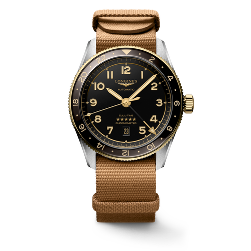Longines Spirit Zulu Time 42mm Anthracite Dial Men's Watch L38125539