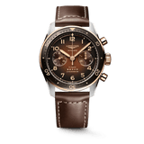 Longines Spirit Flyback 42mm Chronograph Brown Sunray Men's Watch L38215592