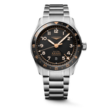 Longines Spirit Zulu Time 42mm Black Matt Dial Men's Watch L38124506