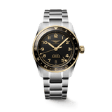 Longines Spirit Zulu Time 39mm GMT 18kt Bezel Men's Watch L38025536