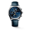 Longines Master Collection 42mm Blue Dial Leather Men's Watch L27734920