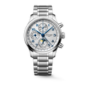 Longines Master Collection Chronograph Moonphase 41mm Silver Dial Men's Watch L29624736