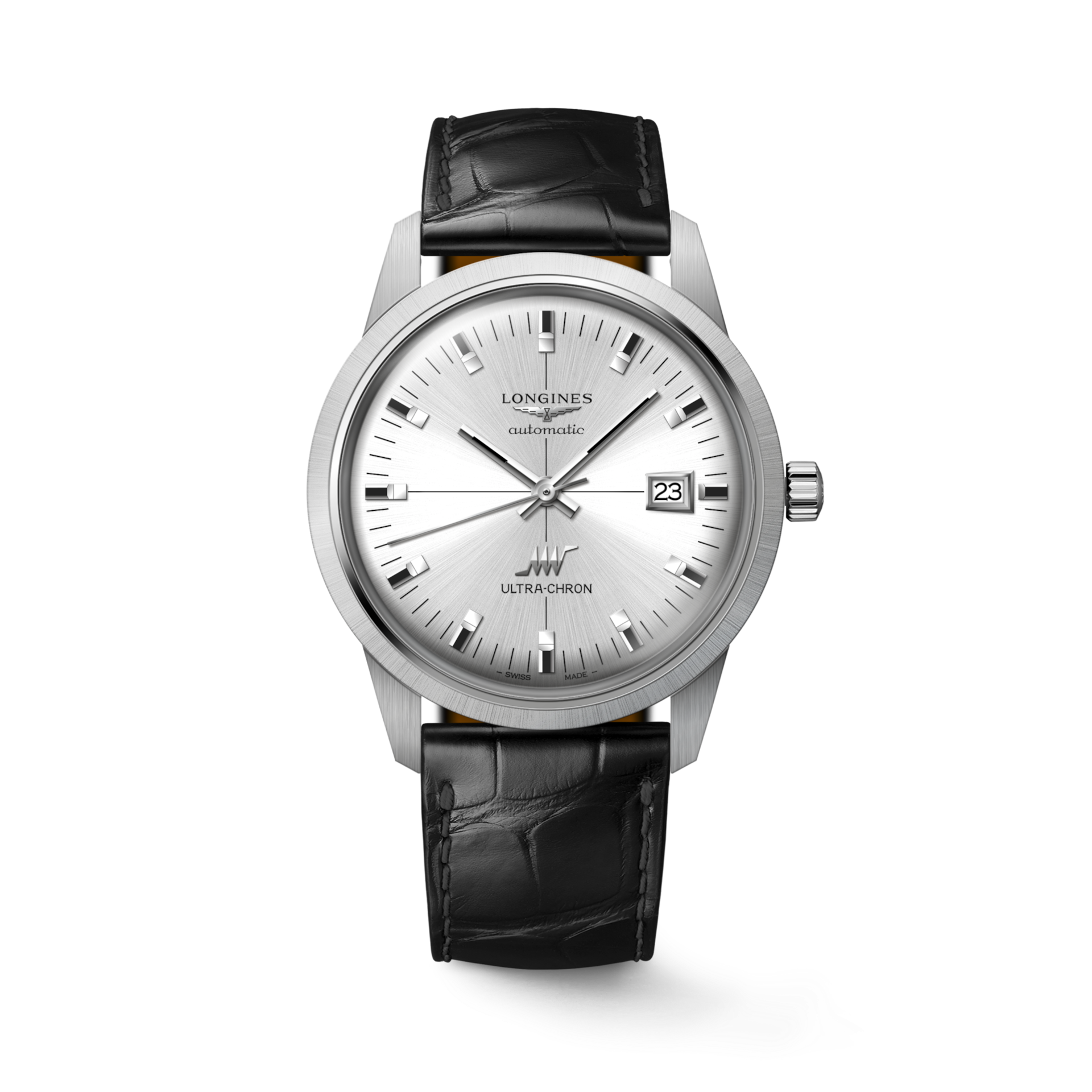 Longines Ultra-Chron Classic 40mm Sunray Silver Men's Watch L29374722