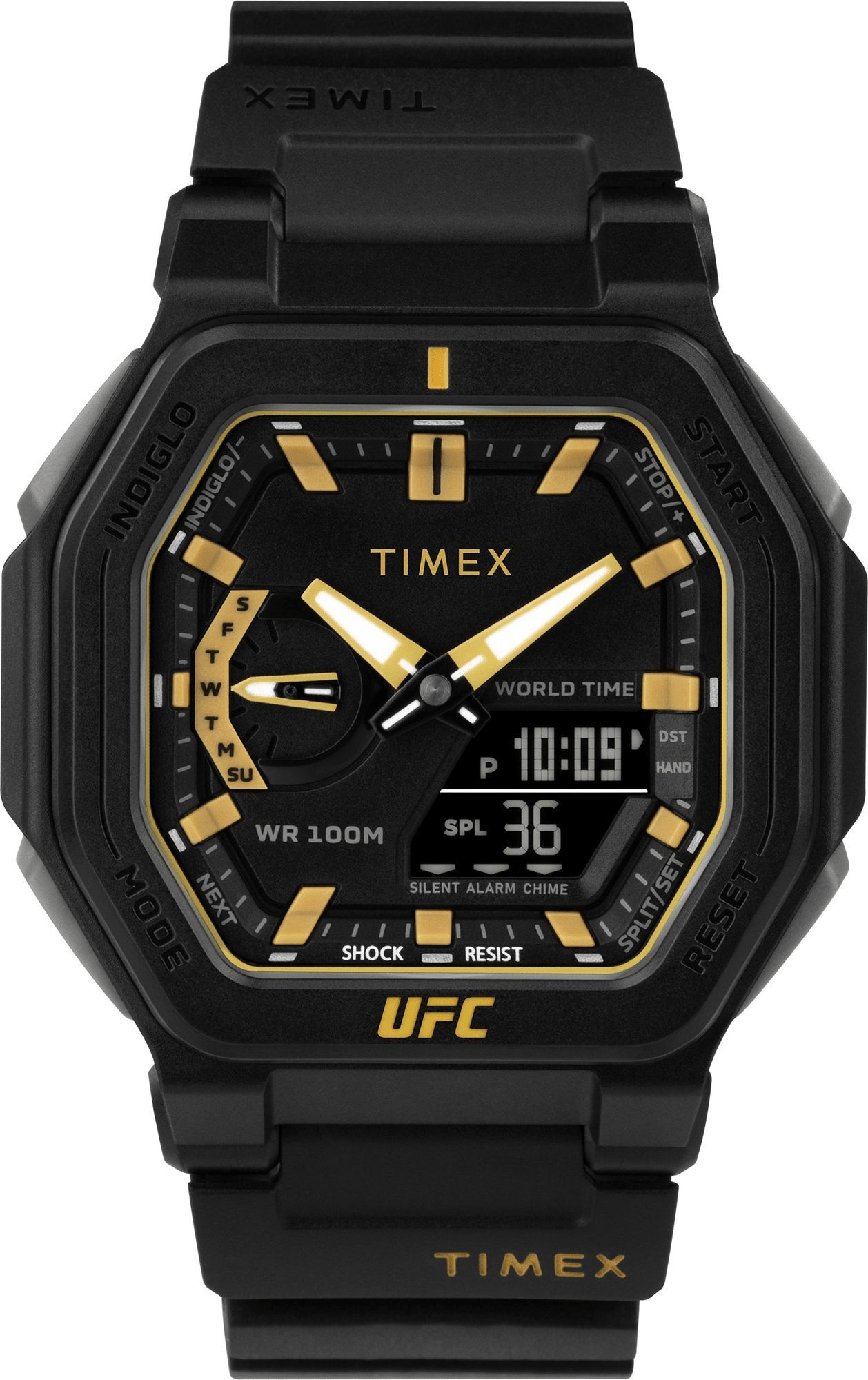 Timex UFC Colossus 45mm Shock Resistant Men's Watch TW2V55300