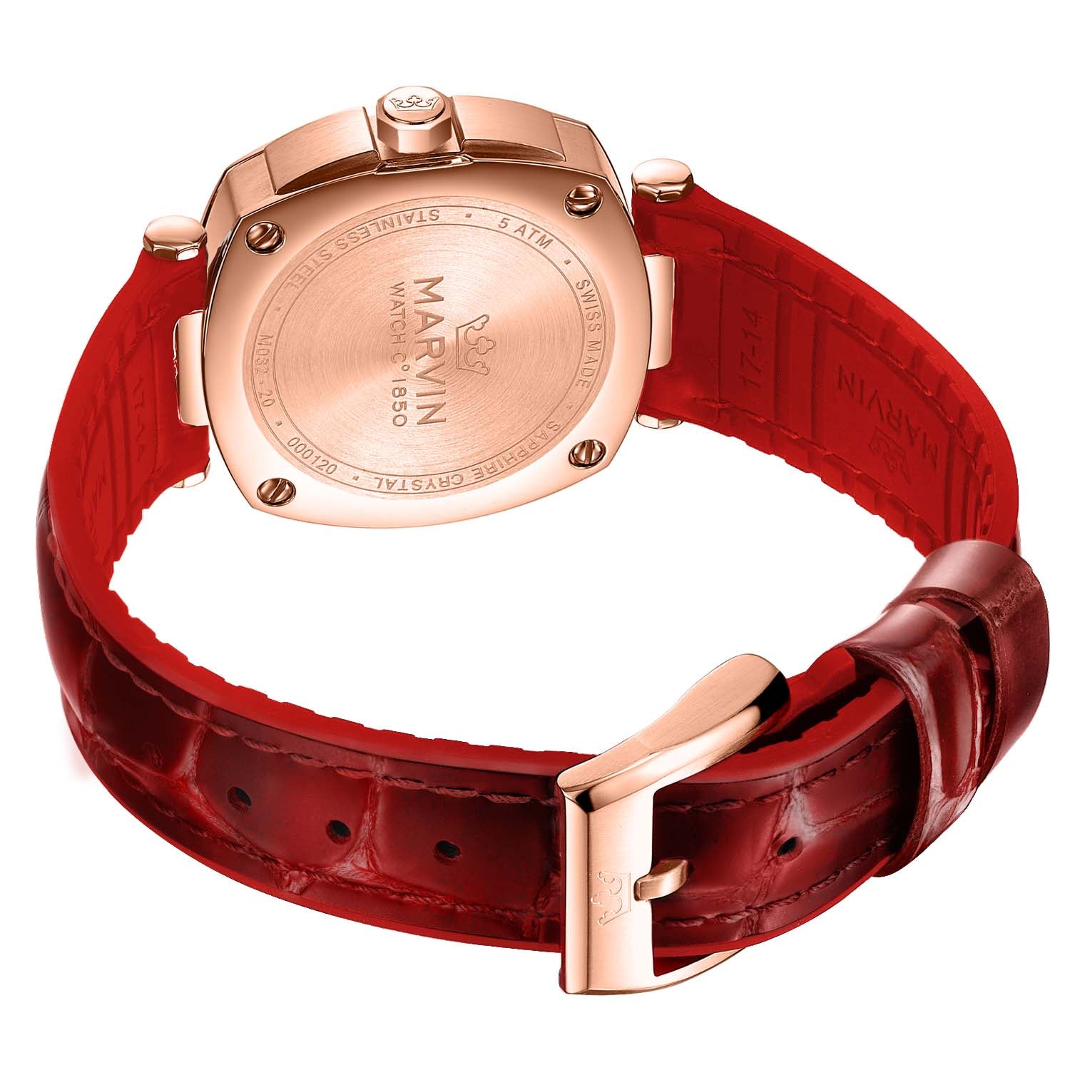 Marvin Malton Cushion 30mm Mother of Pearl Dial Women's Watch M032.52.92.99