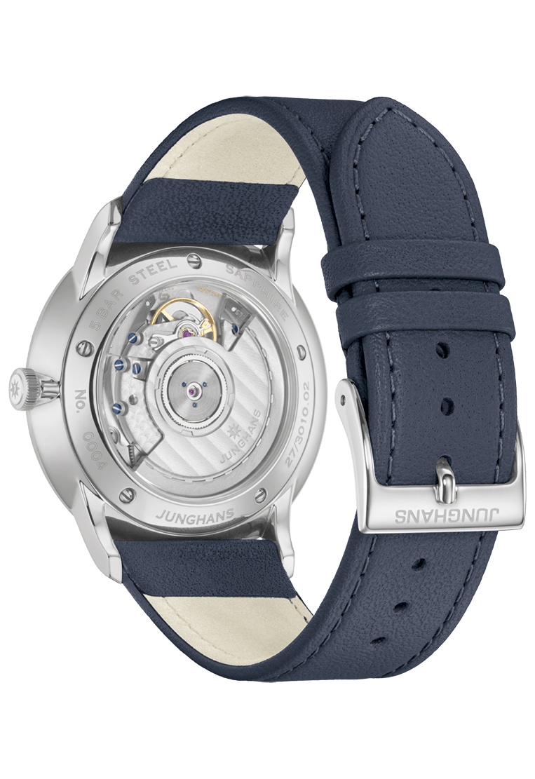 Junghans Meister Worldtimer 40.4mm Blue Dial Men's Watch 27/3010.01