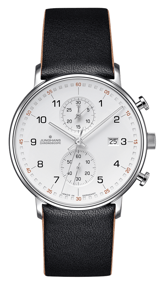 Junghans FORM C 40mm Matt Silver Dial Men's Watch 41/4771.00
