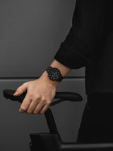 Junghans FORM A Chronoscope English Date 42mm Black Dial Men's Watch 27/4371.03