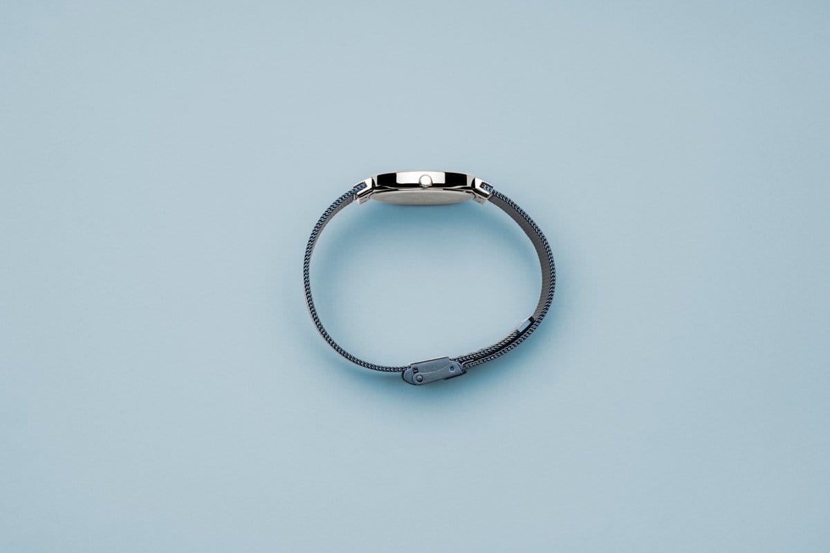 BERING Anniversary 31mm Multicolor Dial Blue Mesh Band Women's Watch 10X31-Anniversary2