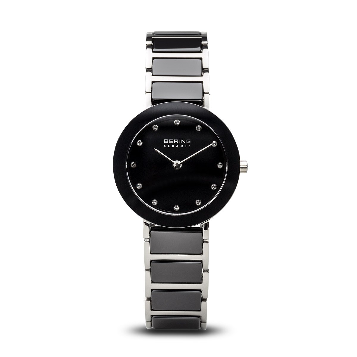 BERING Ceramic 29mm Stainless Steel / Black Ceramic Band Women's Watch 11429-742