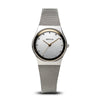 BERING Classic 27mm Polished Silver Milanese Strap Women's Watch 12927-010
