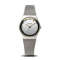 BERING Classic 27mm Polished Silver Milanese Strap Women's Watch 12927-010