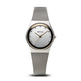 BERING Classic 27mm Polished Silver Milanese Strap Women's Watch 12927-010