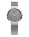 BERING Classic Brushed Silver Stainless Steel Mesh Band Women's Watch 14531-077